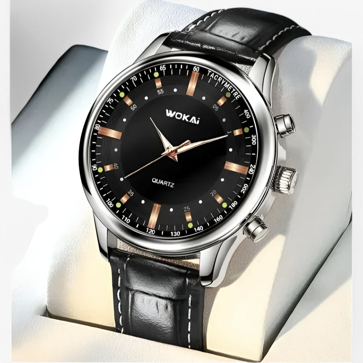 watches : Horloge Zwart - Klassiek Quartzhorloge in van Pantino