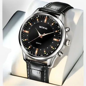 watches : Horloge Zwart - Klassiek Quartzhorloge in van Pantino