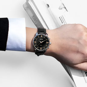 watches : Horloge Zwart - Klassiek Quartzhorloge in van Pantino