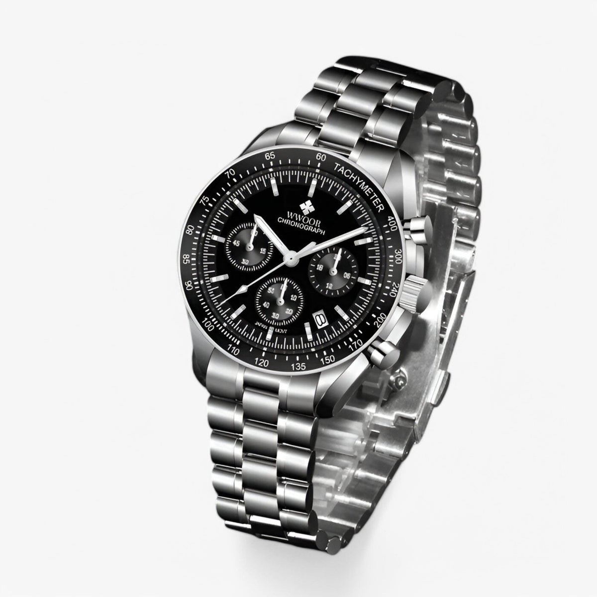watches : Horloge Blauw - Luxe Stalen Chronograafhorloge in van Pantino