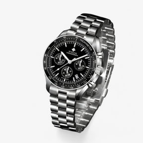 watches : Horloge Blauw - Luxe Stalen Chronograafhorloge in van Pantino
