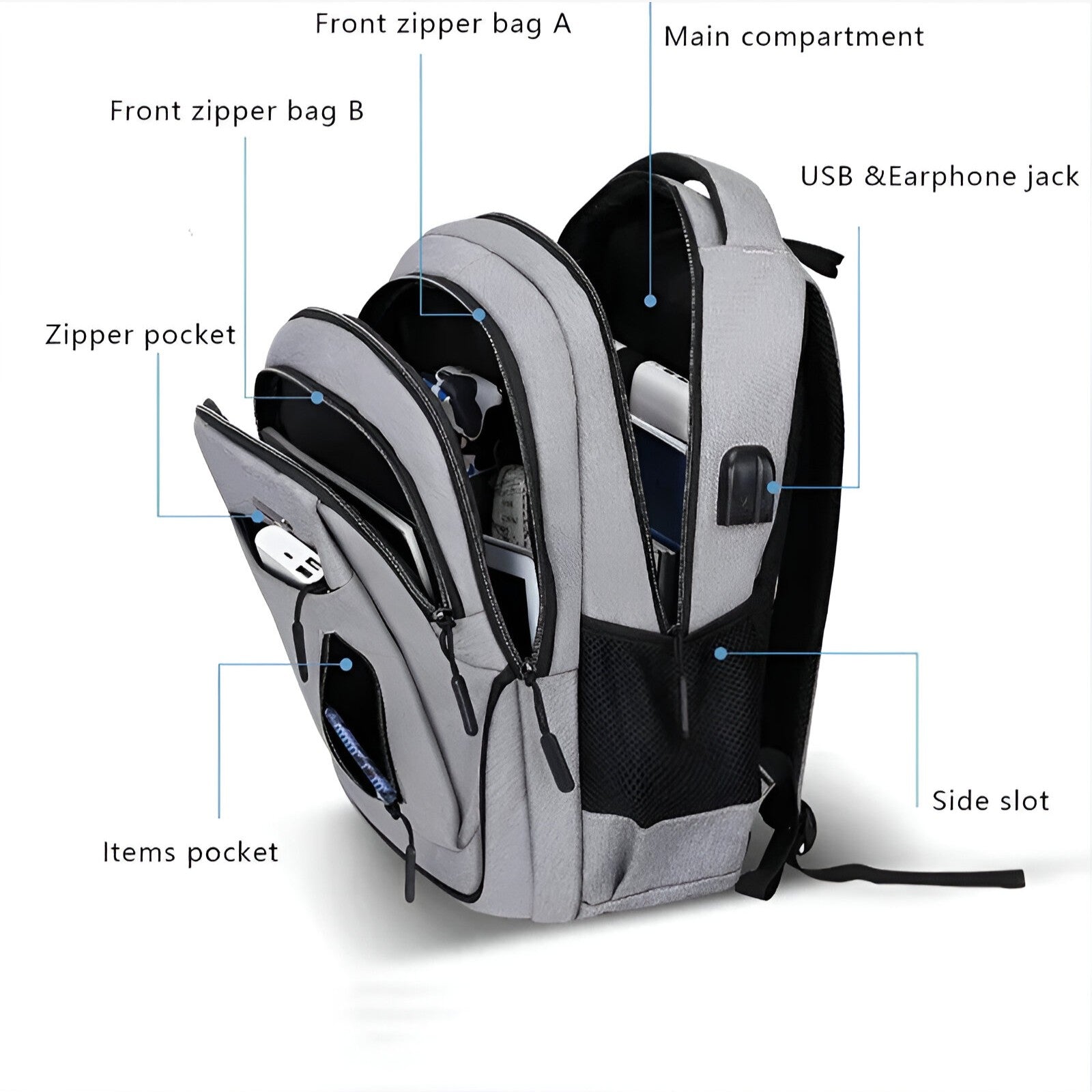 bags : Rugzak Heren Rood - Ruime Laptoprugzak voor Studenten in van Pantino