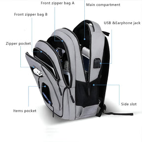 bags : Rugzak Heren Rood - Ruime Laptoprugzak voor Studenten in van Pantino