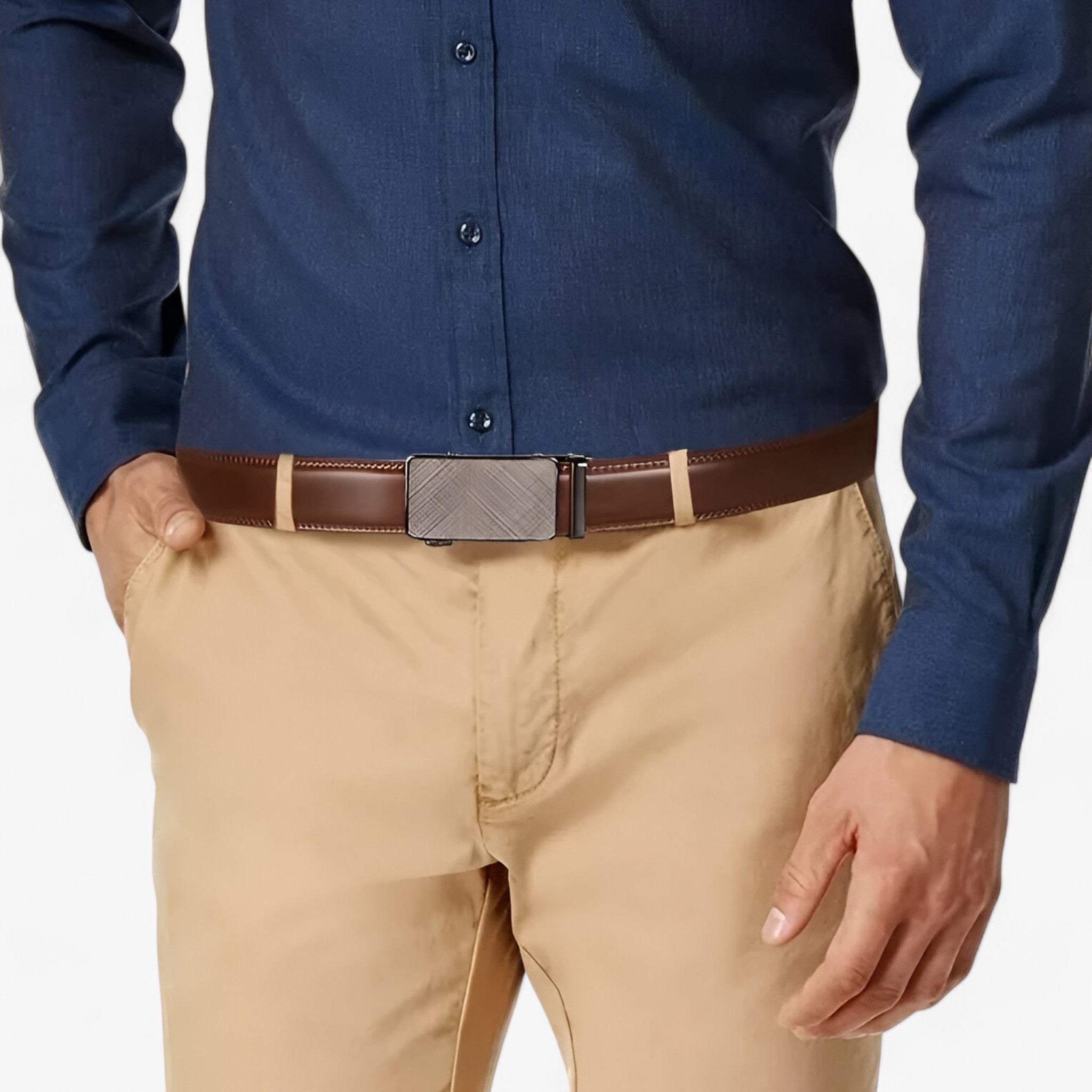 Modieuze riem - Verfijnd en comfortabel Heren