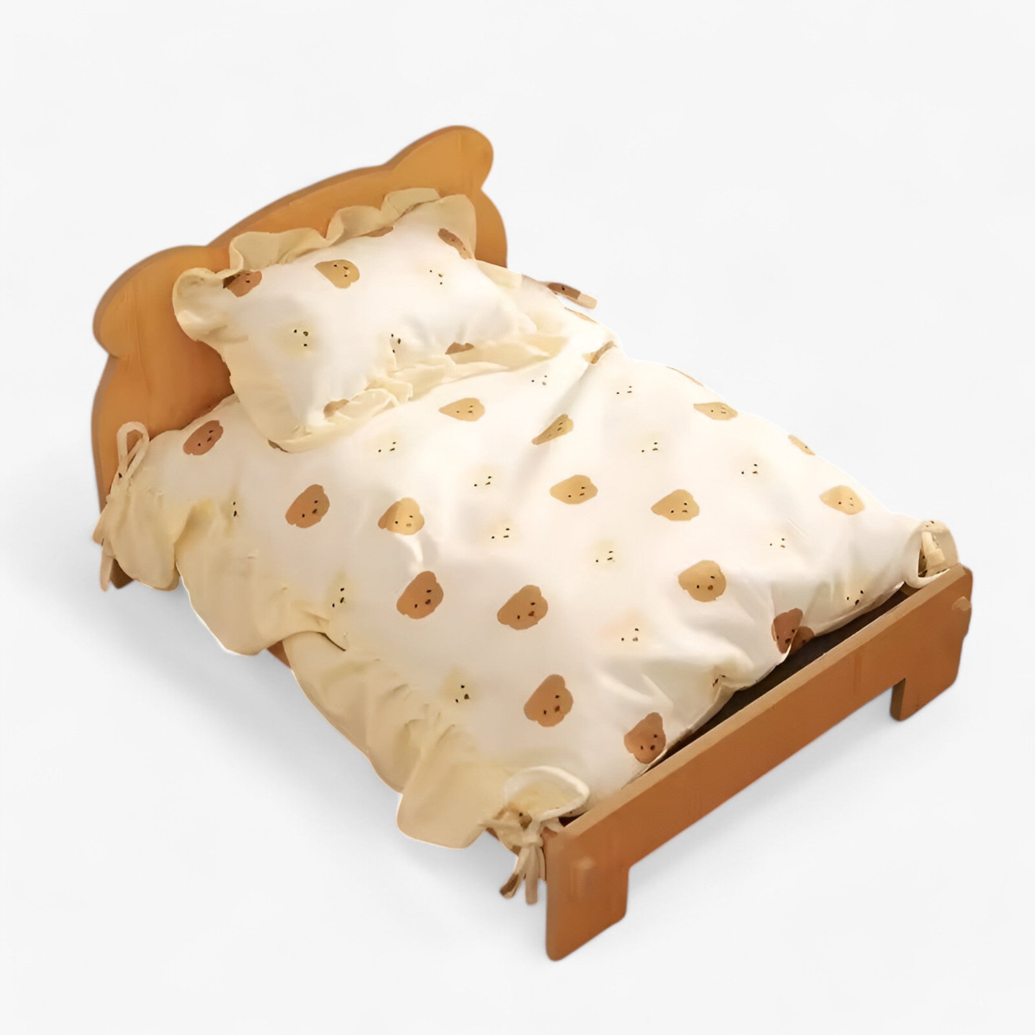 pets : LuxuKat - Massief Houten Kattenbed - Duurzaam, Comfortabel & Stijlvol in A van Pantino
