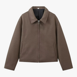 Winterjacke Damen Dunkelbraun - Vintage Wolljacke für Kalte Monate