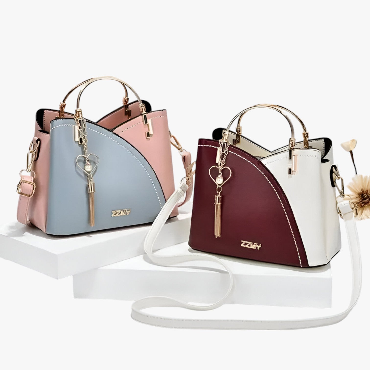 bags : Crossbody Tas Dames Khaki - Elegante en Veelzijdige Leren voor in Trendy Kleuren in van Pantino
