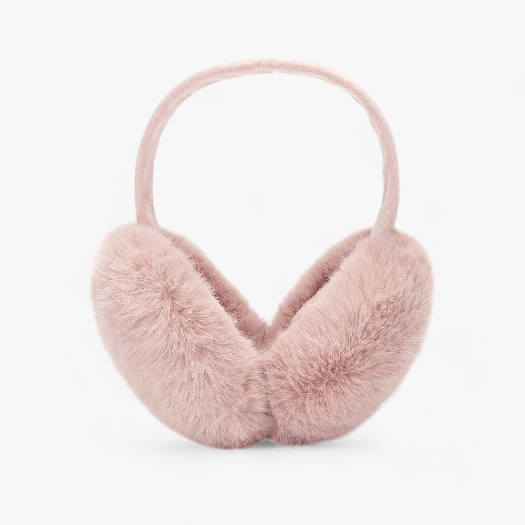 Earmuffs : Nepvachten in Kunstbont - Gezellige Winterwarmte - Zwart Wit in Roze van Pantino