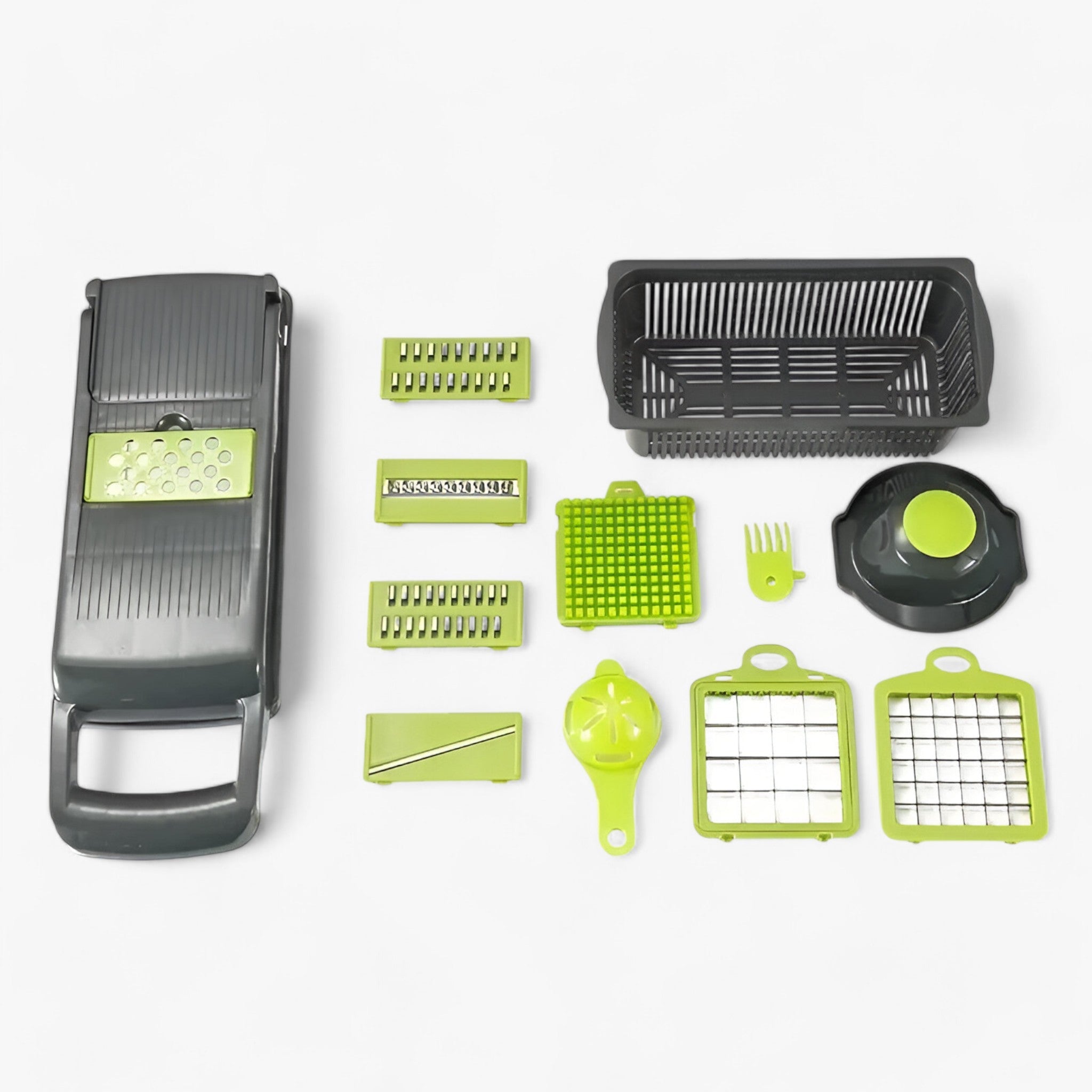 home & garden : Multifunctionele Snijder en Hakker - 14 in 1 Grijs in van Pantino