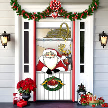 home & garden : HolidayCheer - Kerst Achtergrondbanner van Polyester - Creëer een Feestelijke Sfeer voor Uw Decoraties in Stijl-17 van Pantino