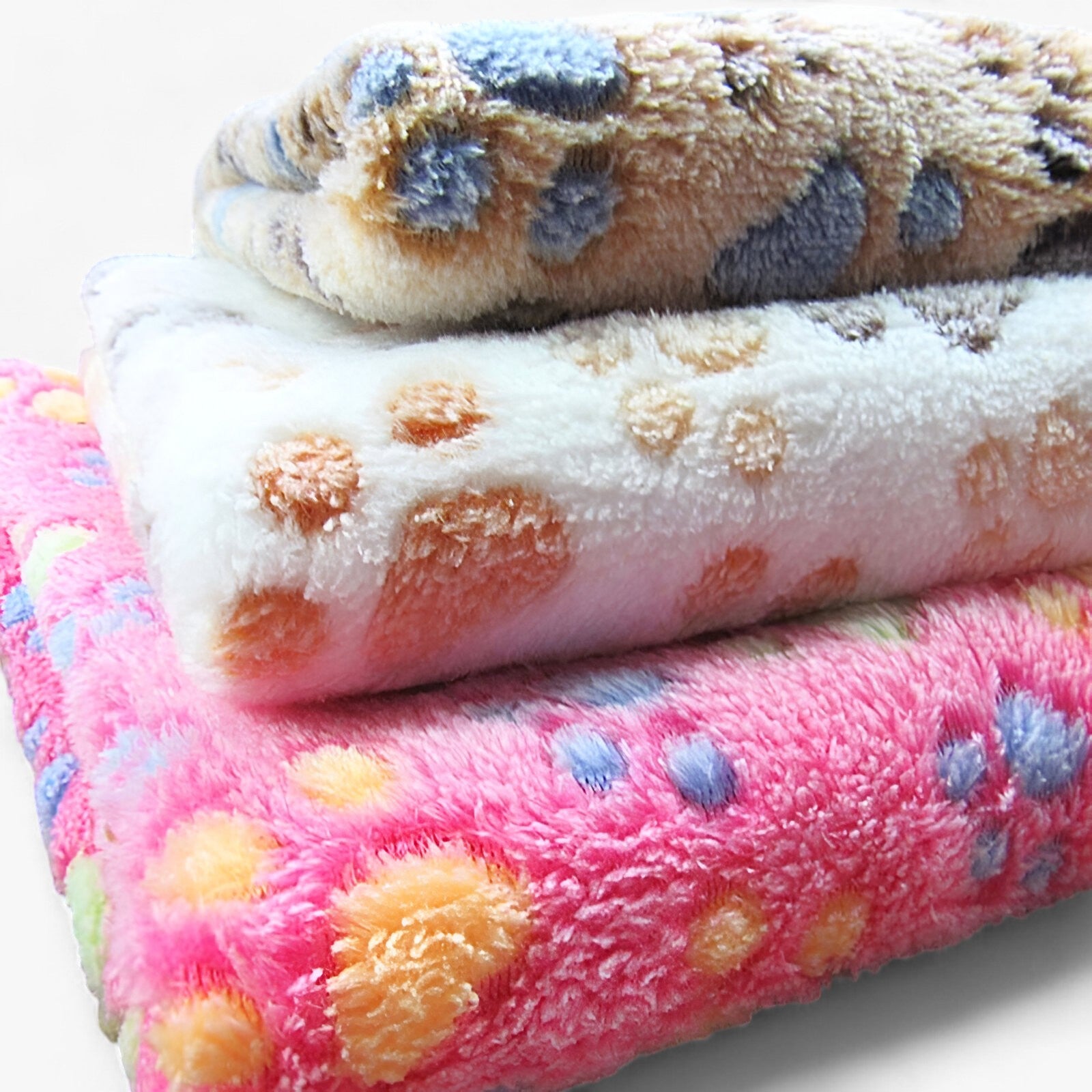 pets : CozyPaw - Warme Fleecedeken voor Huisdieren - Wit in van Pantino