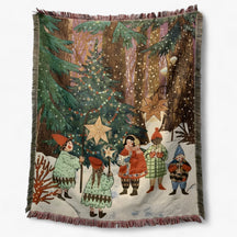 home & garden : Nutty Notenkraker & Kerstster Deken - Zacht en Decoratief Dekbed voor een Feestelijk Huis in Dames van Kerstmis 130x160cm van Pantino