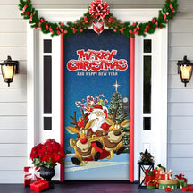 home & garden : HolidayCheer - Kerst Achtergrondbanner van Polyester - Creëer een Feestelijke Sfeer voor Uw Decoraties in Stijl-10 van Pantino
