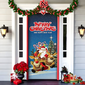 home & garden : HolidayCheer - Kerst Achtergrondbanner van Polyester - Creëer een Feestelijke Sfeer voor Uw Decoraties in Stijl-10 van Pantino