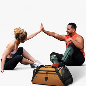 bags : Multifunctionele Gymtas met Scheidingsvakken Heren - Legergroen in van Pantino