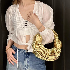 bags : Handtas Dames Goud - Exclusieve Elegante in van Pantino
