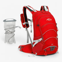 bags : Waterdichte Wandelrugzak van 20L voor Outdooractiviteiten - Zwart in Rood 2L van Pantino