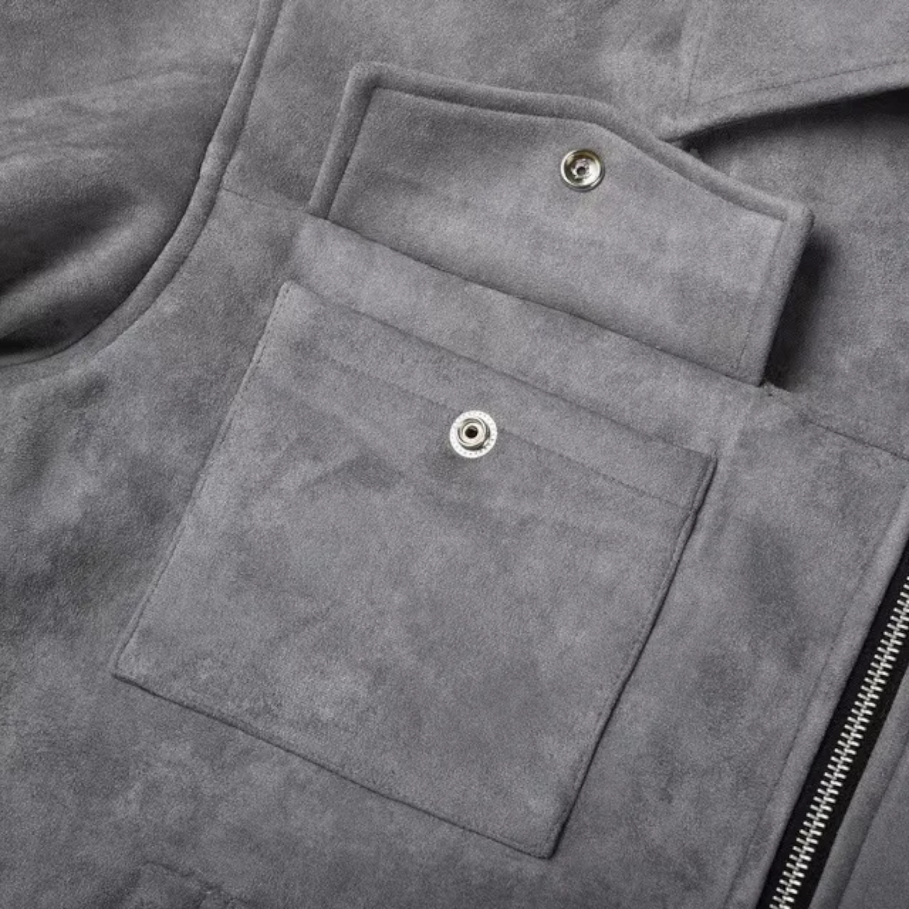 Herenjassen en -jassen : Heren Casual Multi Pocket Jas - Grijs in van Pantino