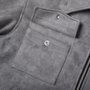 Herenjassen en -jassen : Heren Casual Multi Pocket Jas - Grijs in van Pantino