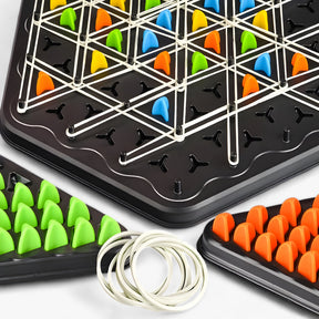 other : Driehoek Kettingspel - Strategisch Bordspel voor Familieplezier in van Pantino