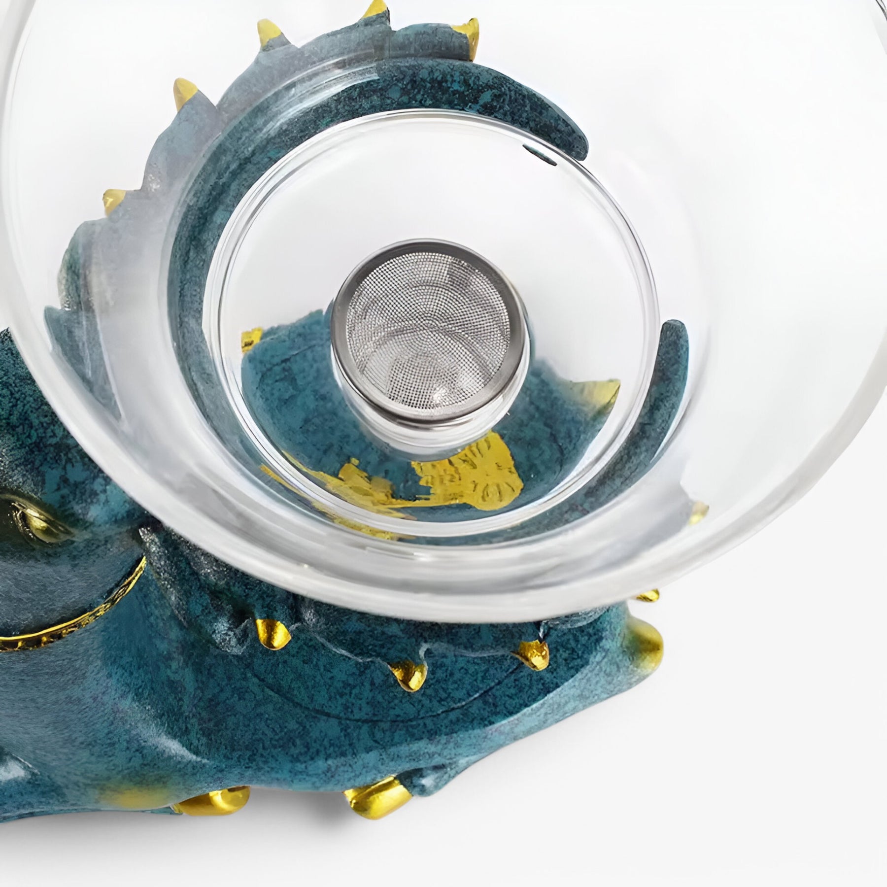 home & garden : Glazen Theepot met Infuser Helder Blauw in van Pantino