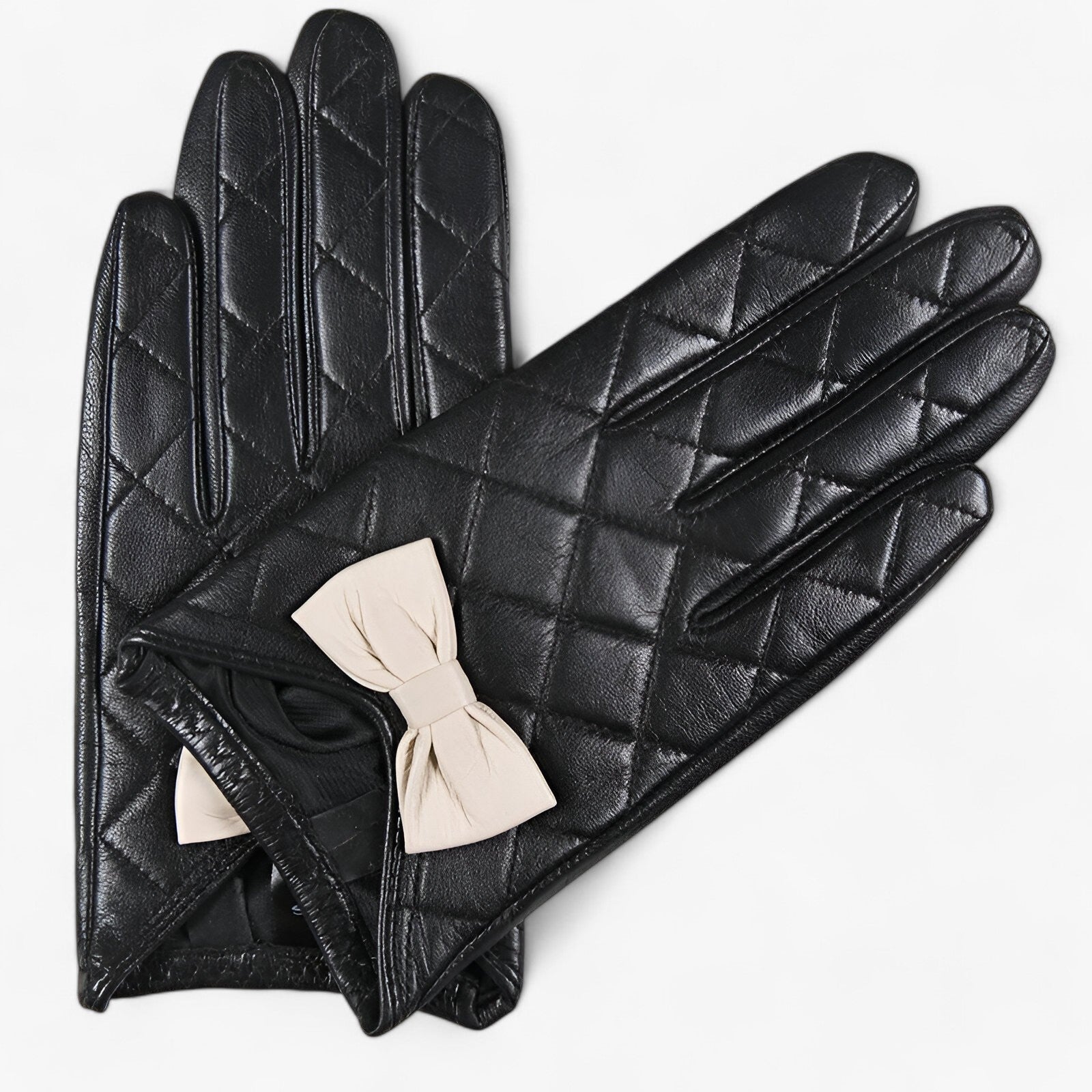 Gloves : Handschoenen Zwart - Chique & Warme Leren - Touchscreen & Comfort in Zwarte touchscreen van Pantino