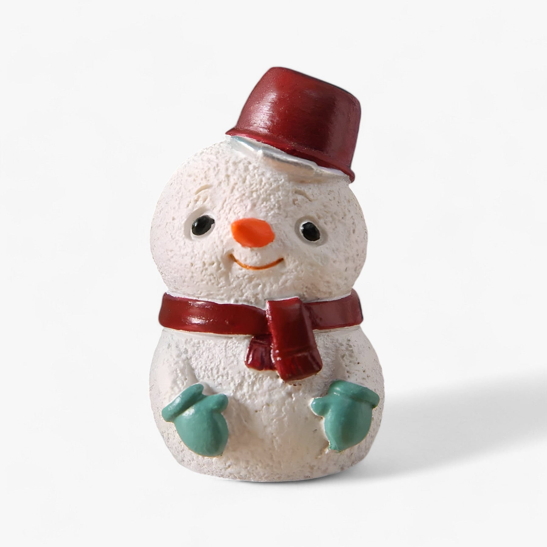 home & garden : Micro Landschap Kerstdecoraties - Voeg een Schattige Touch Toe aan Uw Bureau en Auto in Sneeuwman van Pantino