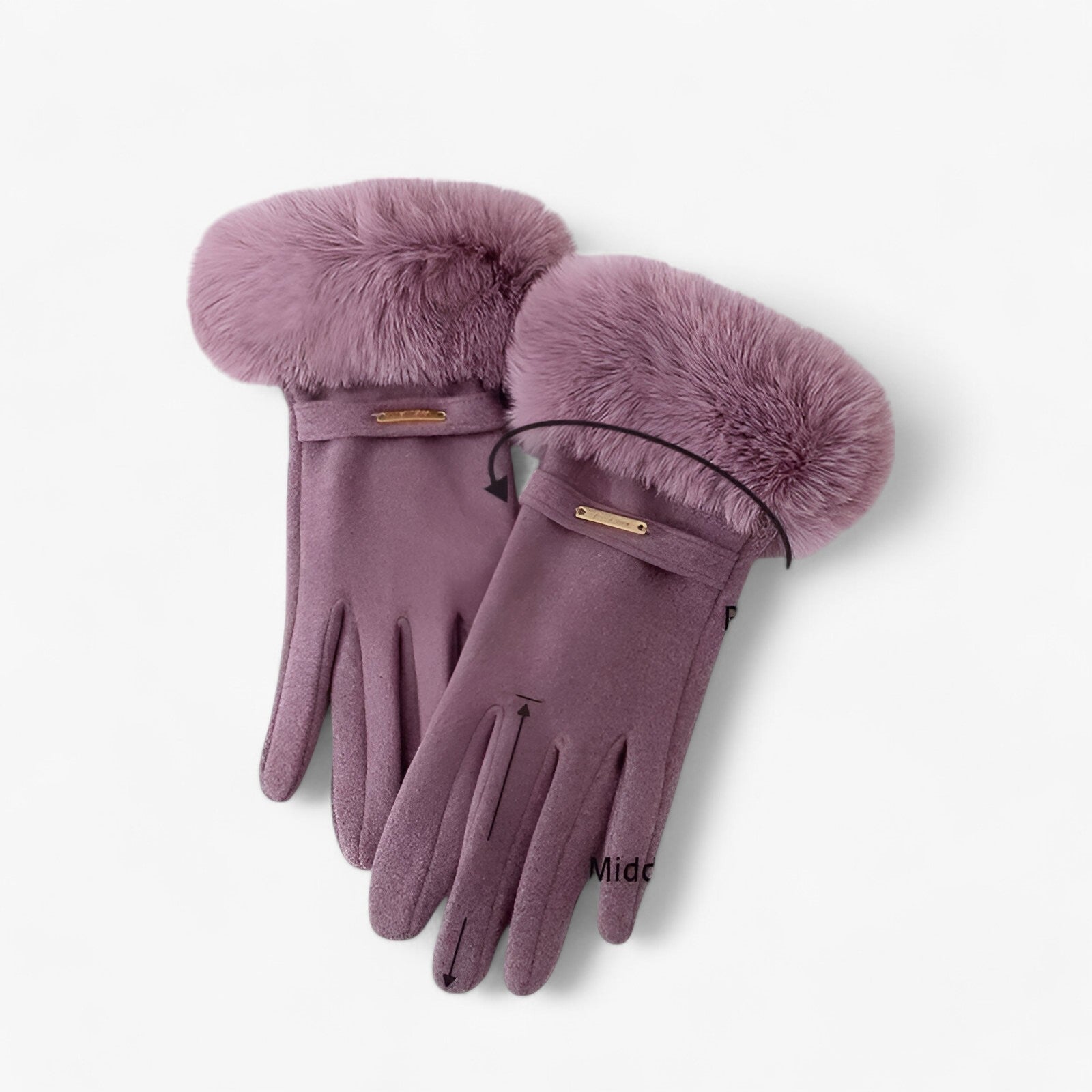 Gloves : Handschoenen Khaki - Elegante Touchscreen voor Warme Winterdagen in van Pantino