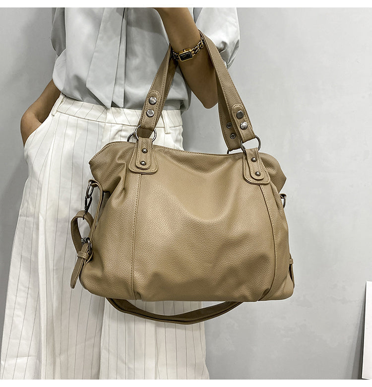 bags : Handtas Dames - Minimalistisch PU-Leer Design - PU-Leer in van Pantino