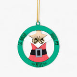 Jingle My Bells - Ornement de Noël amusant - Suspension cloche Père Noël pour sapin de Noël et décoration du Nouvel An