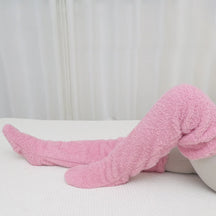 Socks : ComfySocks - Blijf Knus en Warm Deze Winter - Blauw in Paars One Size van Pantino