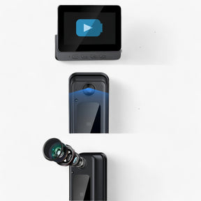 gadgets : Draadloze Videodeurbel met 8MP en Groothoeklens Zwart in van Pantino