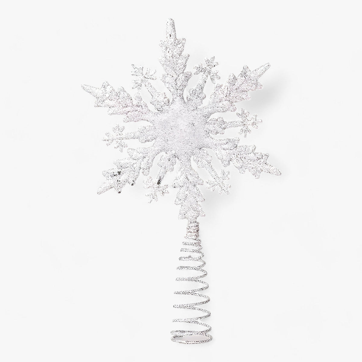 home & garden : Flake Star - Gouden en Zilveren Decoraties met Glitter - Verfraai Uw Kerstboom in 2 van Pantino