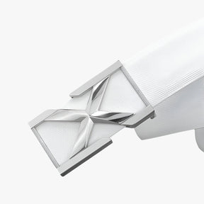 Belt : Herenriem met X-skull Gesp Luxe Casualstijl voor Jongeren - Witte Goud Gesp in van Pantino