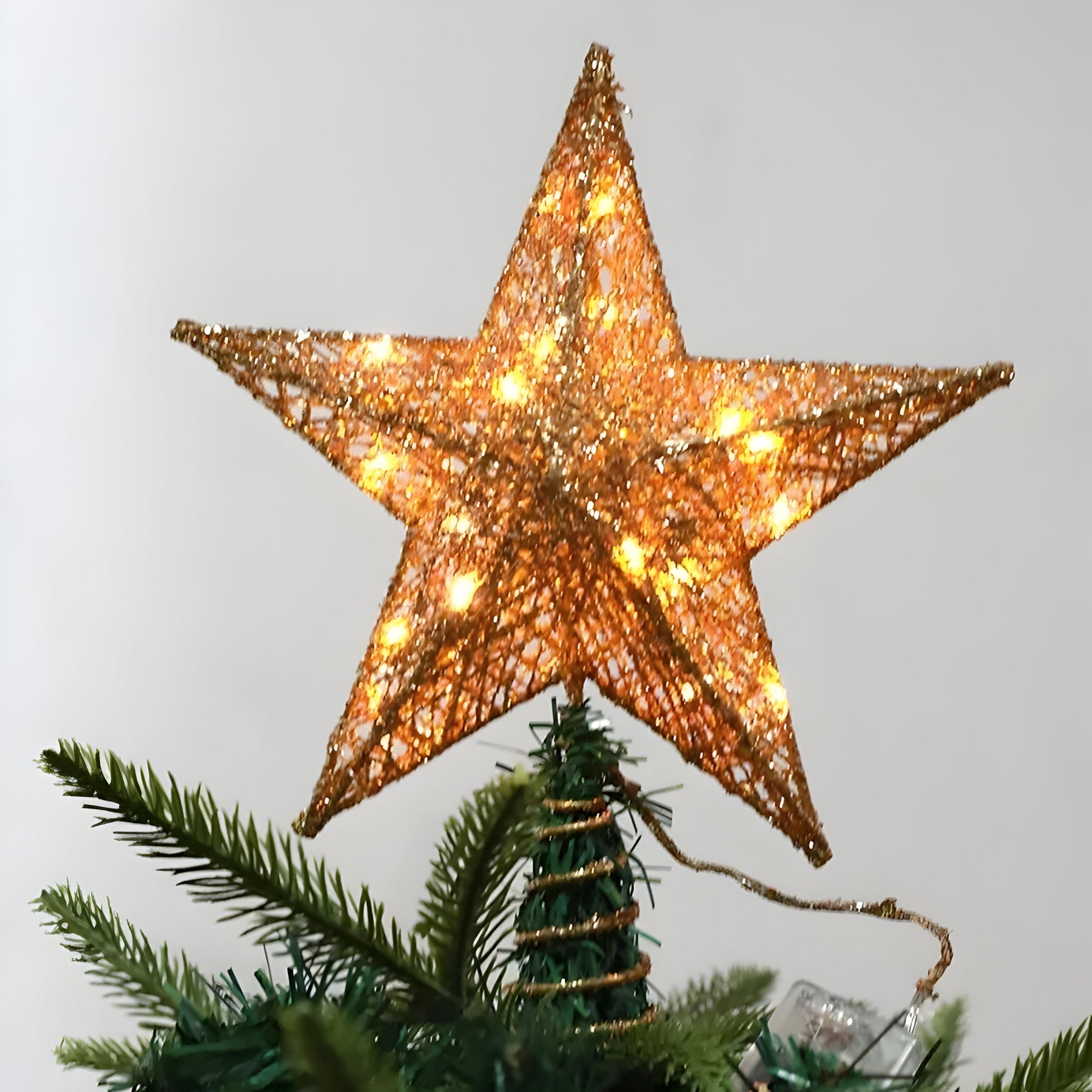 home & garden : Sterrenachtige Elegant - Bovenste Ster Ornamenten Kerstlicht - Verlicht Uw Eindejaarsfeest in van Pantino