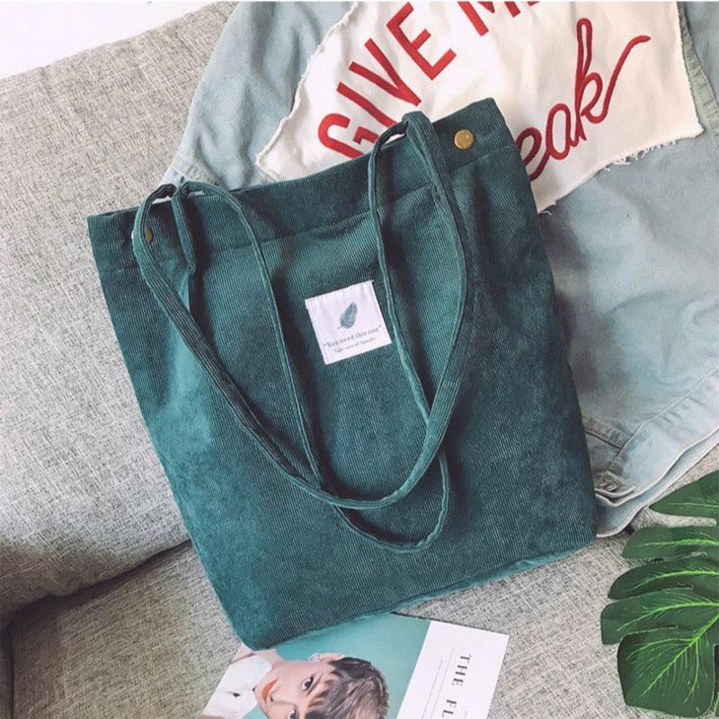 Dress : Ruime Schoudertas - Wit in Groen van Pantino