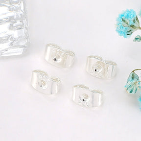 Earring Backs : Oorbellen Achterstopper - Zilver in Platina van Pantino