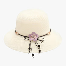 Sun Hat : Muts Dames Roze - Zomermuts voor - Stijlvolle Bescherming Tegen de Zon in licht beige van Pantino