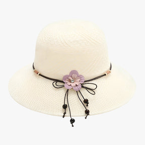 Sun Hat : Muts Dames Roze - Zomermuts voor - Stijlvolle Bescherming Tegen de Zon in licht beige van Pantino