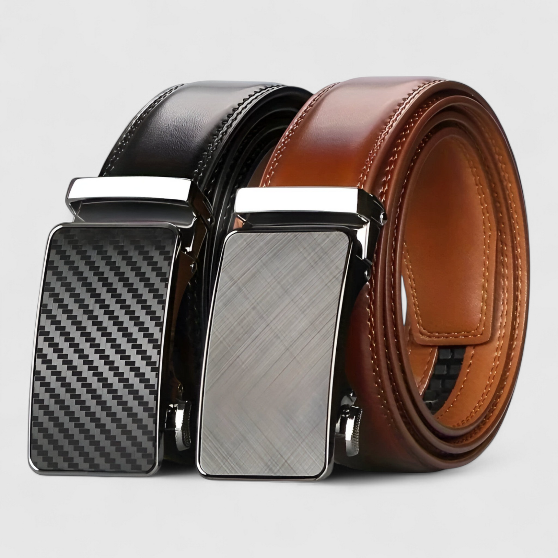 Belt : Fashion Riem - Verfijnd en Comfortabel - Bruin in van Pantino