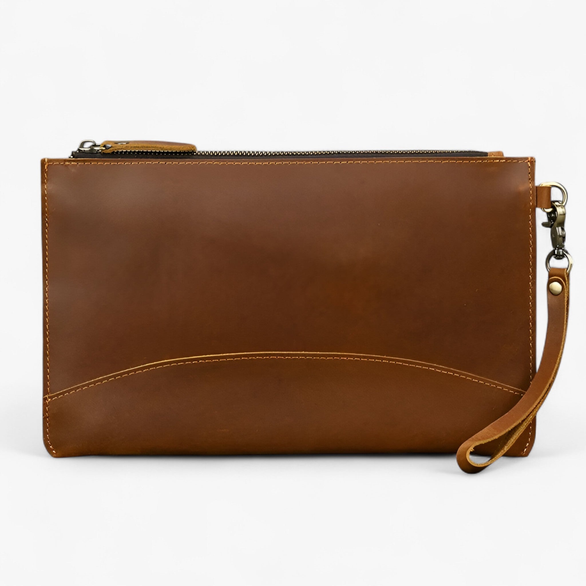 bags : Portemonnee Heren Bruin - Vintage Leren - Duurzaam en Stijlvol in van Pantino