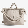 Handtas Roze Puffer - Trendy Dames Schoudertas van Nylon