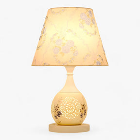 home & garden : EuroCrystal - Tafel Lamp van Kristal in Europese Stijl - Elegante en Romantische Decoratieve Verlichting voor Nachtkastje in E van Pantino