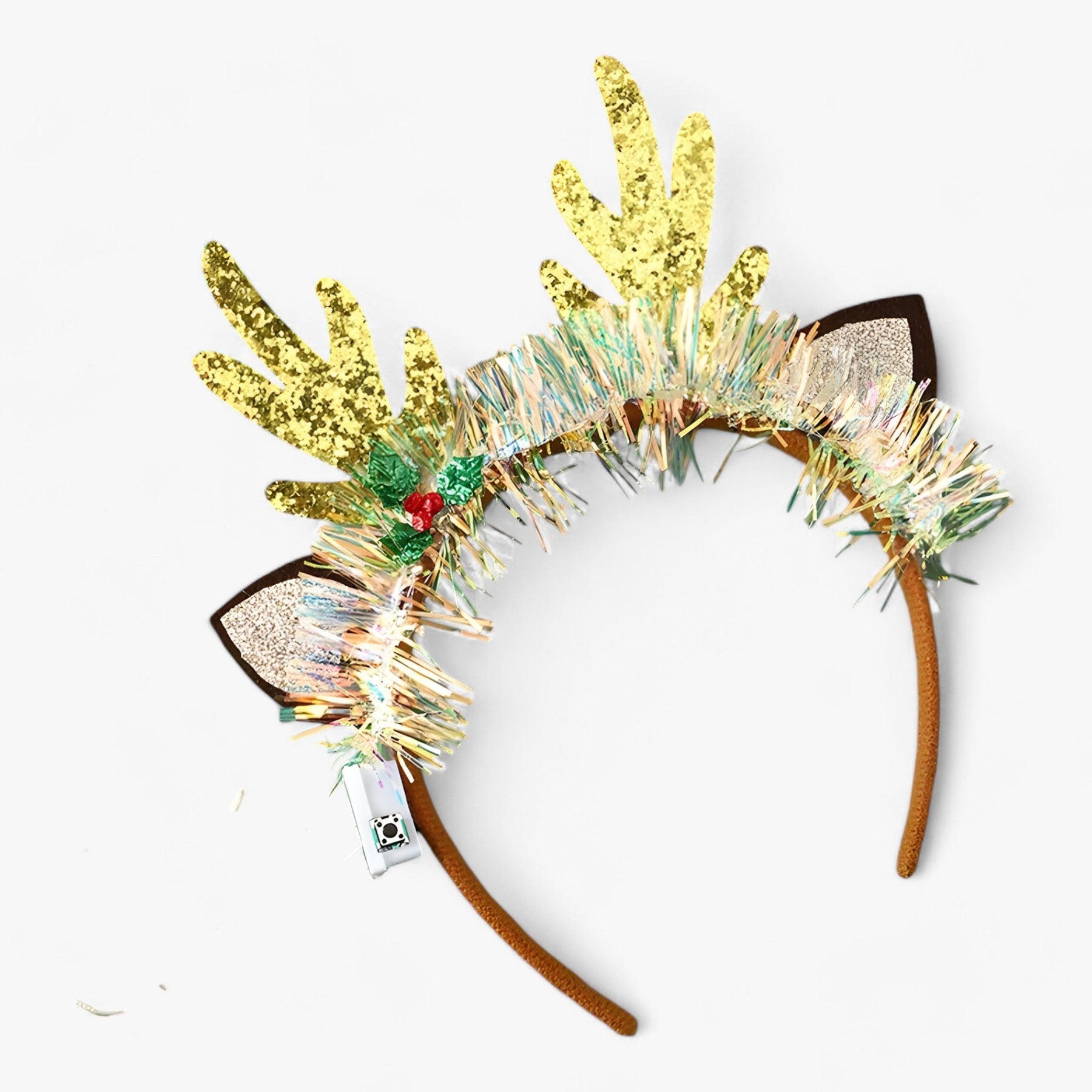 Headband : Hoofdband Dames - Kersttiara met Sneeuwvlok LED-Verlichting - Feestelijke voor Meisjes en in 4 van Pantino