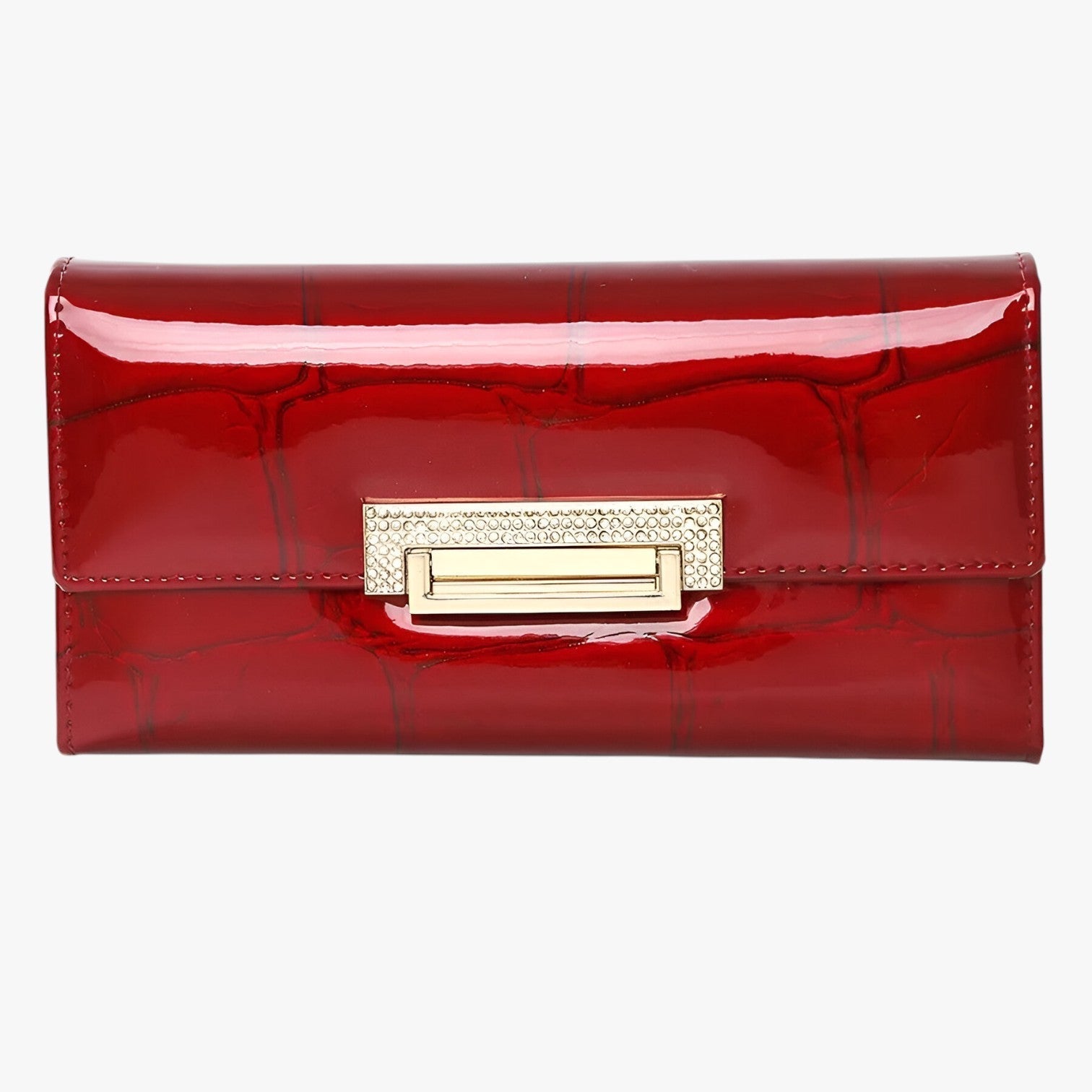Wallet : Elegant & Duurzaam - Luxe Echt Lederen Damesportemonnee - Groen in rode damesportemonnees van Pantino