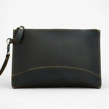bags : Portemonnee Heren Bruin - Vintage Leren - Duurzaam en Stijlvol in Koffie 1 van Pantino