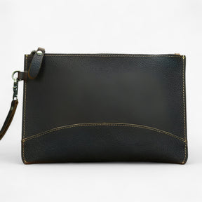 bags : Portemonnee Heren Bruin - Vintage Leren - Duurzaam en Stijlvol in Koffie 1 van Pantino
