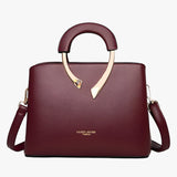 Leder Damen Tragetasche Elvira Grau - Stilvolle Schultertasche von Hoher Qualität