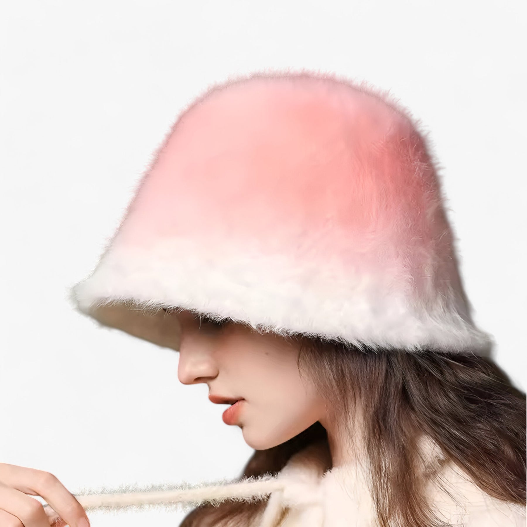 Fisherman Hat : Hoed Blauw - Warme Konijnenbont Vissershoed - Elegante Stijl en Comfort in van Pantino
