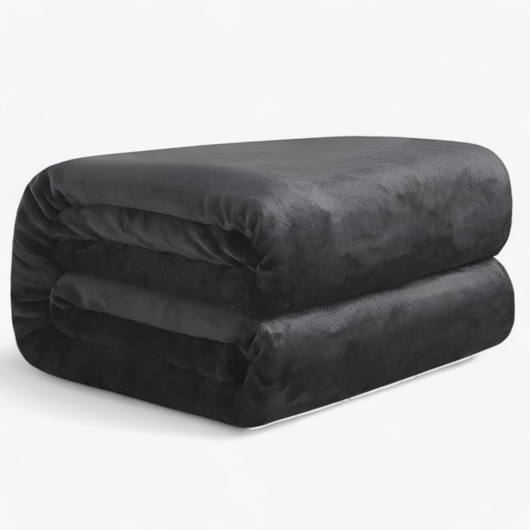 home & garden : Zachte Fleece Deken - Warmte en Stijl voor Winteravonden - LT Grijs in Zwart van Pantino
